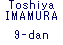 Toshiya IMAMURA 9-dan