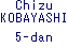 Chizu KOBAYASHI 5-dan