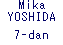 Mika YOSHIDA 7-dan