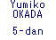 Yumiko OKADA 5-dan