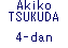 Akiko TSUKUDA 4-dan
