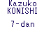 Kazuko KONISHI 7-dan