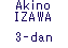 Akino Izawa 3-dan