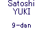 Satoshi YUKI 9-dan