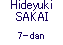 Hideyuki SAKAI 7-dan