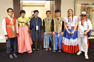 Participants from various countries and territories