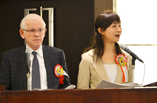 MCs: Ms. Nako Sekimoto and Mr. John Power