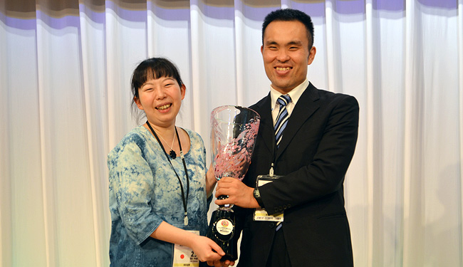 The IAPG & JAPG winning pair: Ms. Marie Unegawa & Mr. Yuta Takizawa