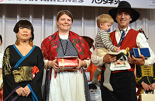 Family Award winners: Marta Morrison & Roberto Morrison (Switzerland)