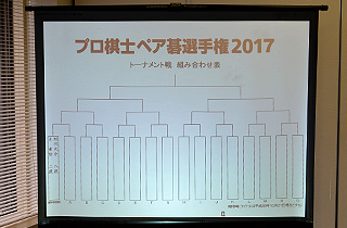2016年10月31日 東京・市ヶ谷にてペア組み合わせ抽選会が開かれた