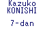 Kazuko KONISHI 7-dan