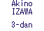 Akino IZAWA 3-dan