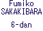 Fumiko SAKAKIBARA 6-dan