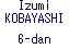 Izumi KOBAYASHI 6-dan