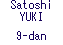 Satoshi YUKI 9-dan