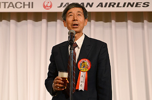 A toast: Mr. Wang Runan, President of the Chinese Weiqi Association