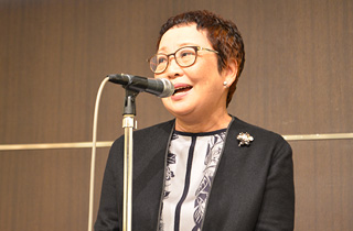 開会宣言　滝裕子 公益財団法人日本ペア碁協会常務理事
