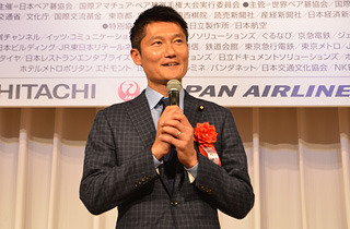 来賓スピーチ：朝日健太郎氏