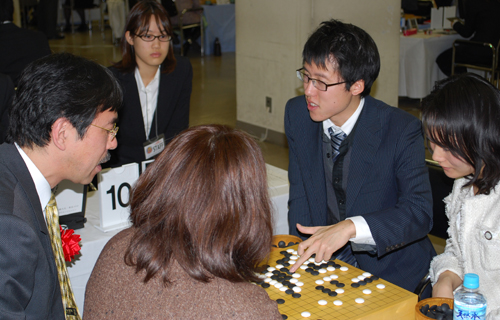 Narumi Osawa 4-dan , Yuta Iyama Meijin