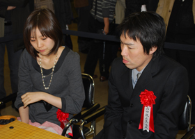 Ayumi Suzuki 4-dan , Kimio Yamada 9-dan