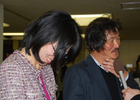 Kikuyo Aoki 8-dan and 25th Honinbo Chikun