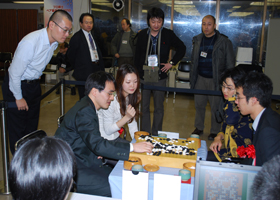 Akane Ishii 1-dan , Hideyuki Sakai 7-dan