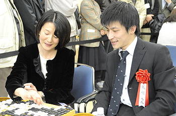 岡田結美子六段・張栩九段ペア