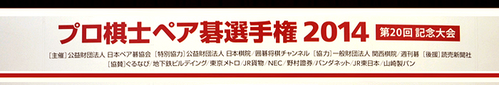 プロ棋士ペア碁選手権2013